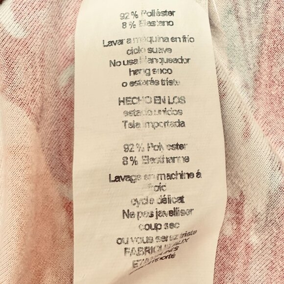 LuLaRoe Perfect Tee Top Womens M Red Bird Print Short Sleeve Casual Stretchy - Picture 5 of 10